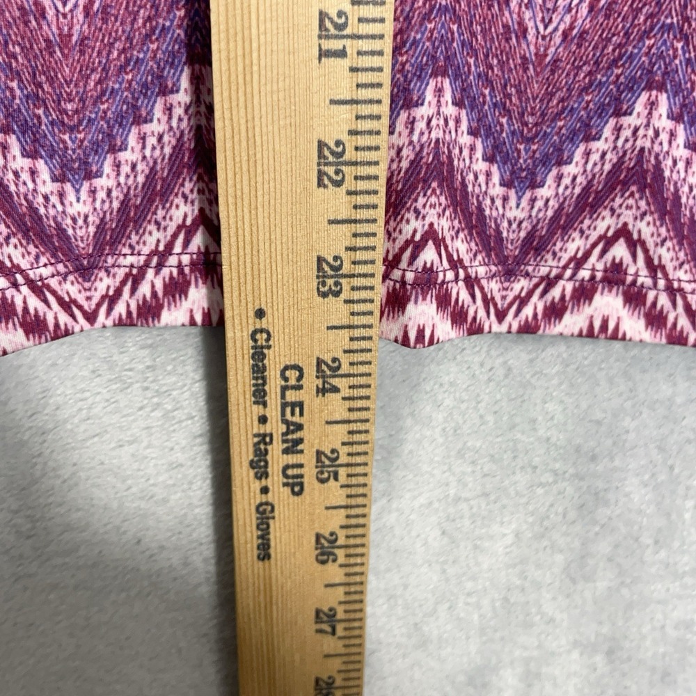 Prana Womens Top S Geometric Performance Stretch Activewear Casual Pullover Yoga - Picture 4 of 10